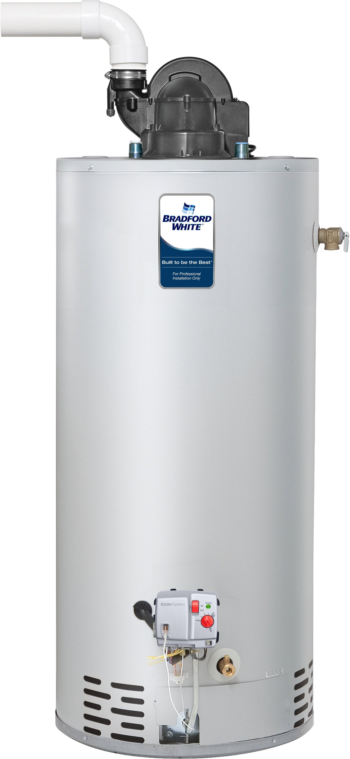 Bradford White power vent gas water heater