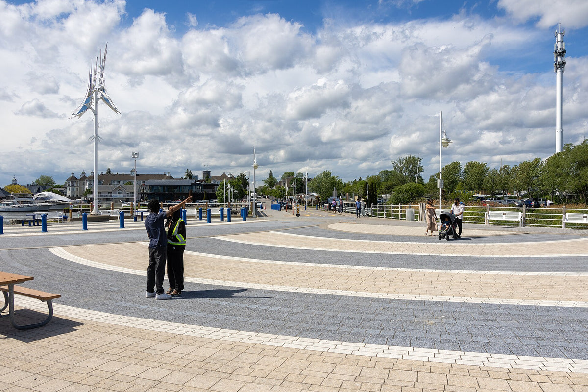 Millennium Square on the Pickering waterfront