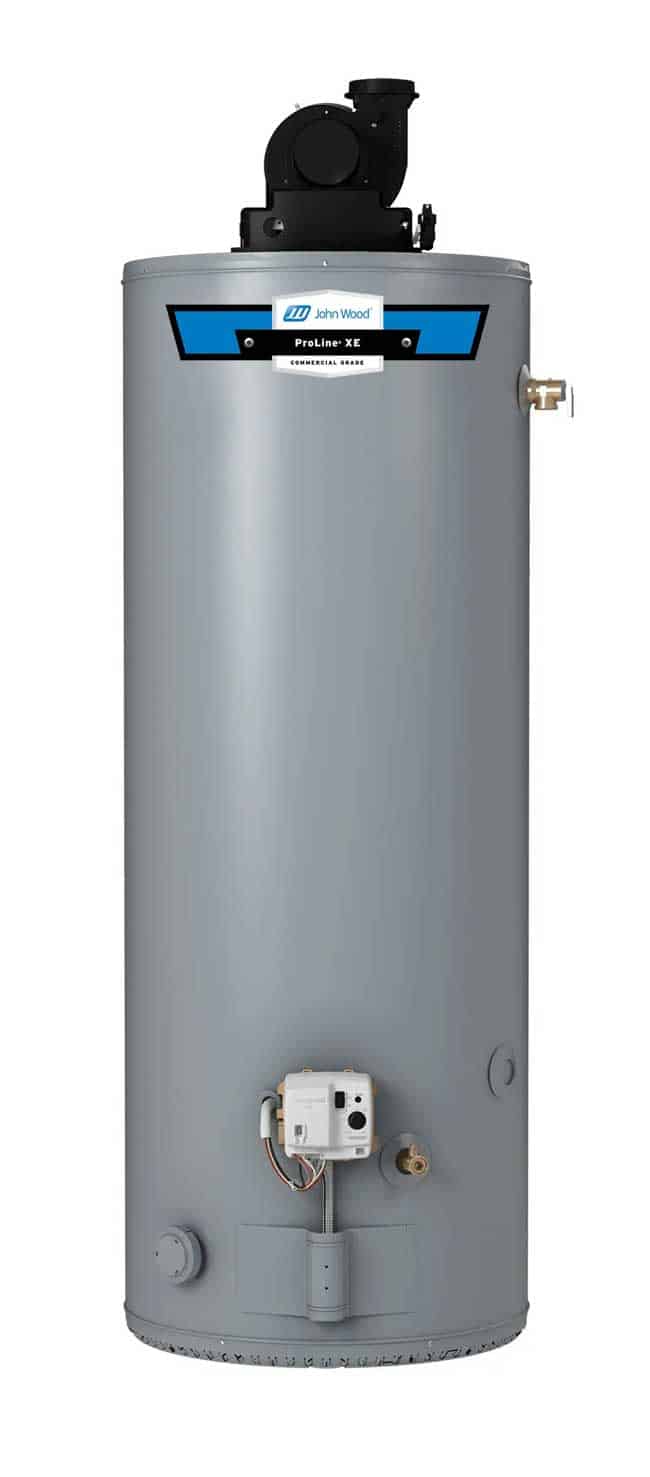 John Wood ProLine XE power vent gas water heater