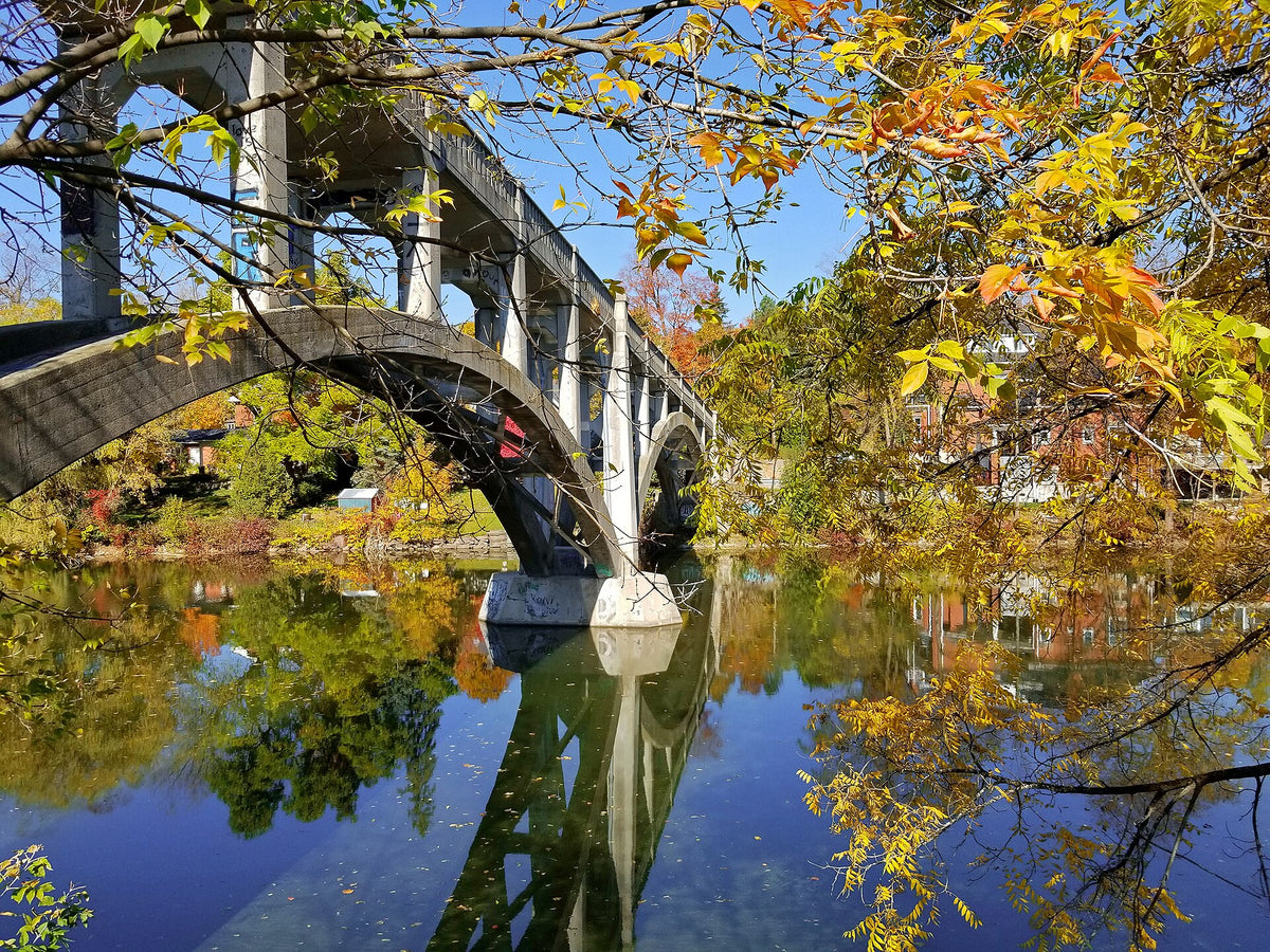 Heffernan Street Footbridge over the Speed River, Guelph